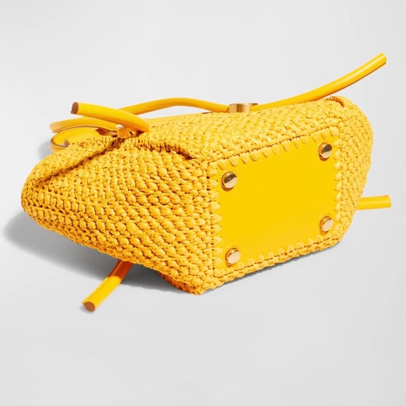 Proenza Schouler tote bag, raffia and calf leather NWT - Picture 4 of 8